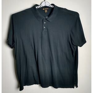 Harrinton Short Sleeve Polo. Men's 5XL. Green